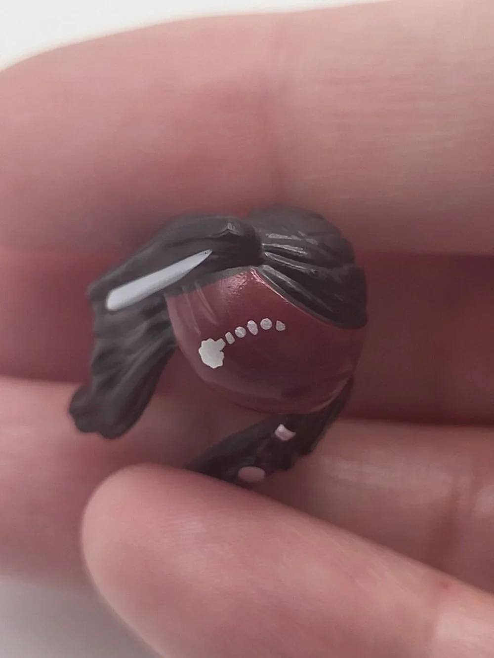 LEGO Black Captain Jack Hair Minifigure Dark Red Bandana Dreadlocks Wig POTC